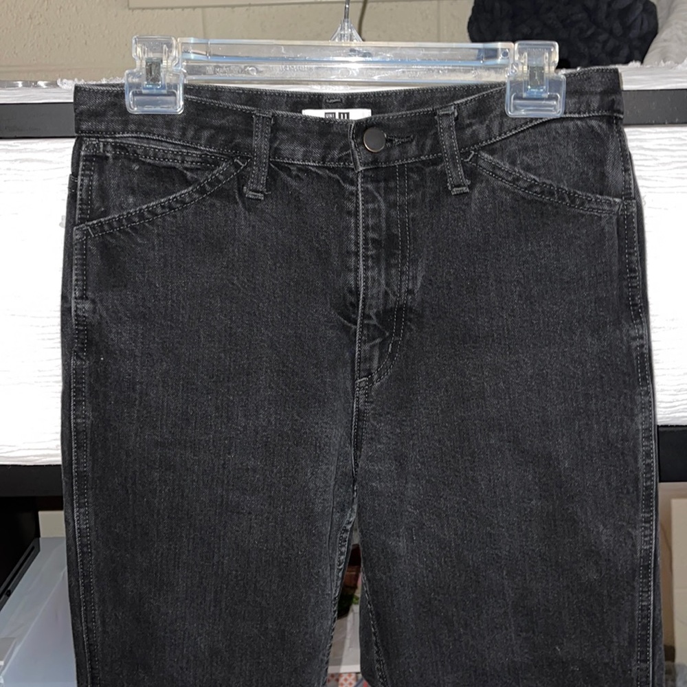 Uniqlo wide leg black pants
